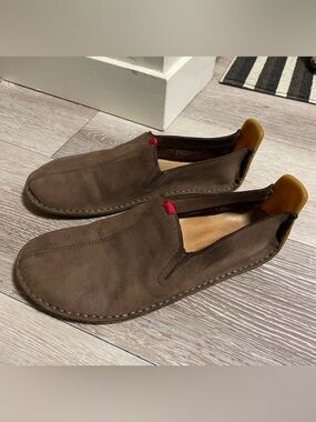 VivoBarefoot Ababa Leather Slip On Loafer Minimalist Brown Women’s Size 40 / 9